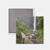 Eine Brücke über den Columbia River und Latourell Magnet (Vorderseite/Rückseite)