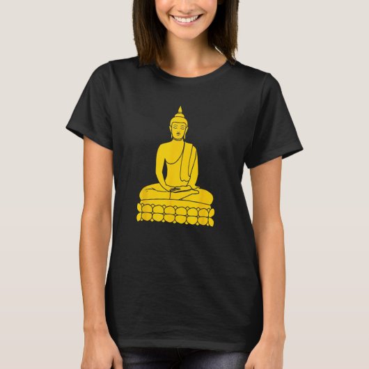 Eine Buddha-Statue T-Shirt (Vorderseite)