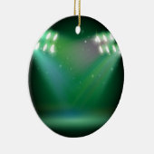 Eine Bühne mit Scheinwerfern Keramik Ornament (Rechts)