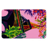 Eine bunte Feier zum Eiffelturm Magnet (Horizontal)