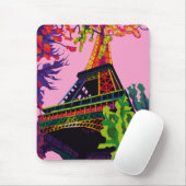 Eine bunte Feier zum Eiffelturm Mousepad (Mit Mouse)