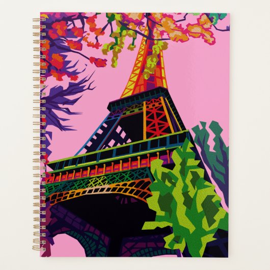 Eine bunte Feier zum Eiffelturm Planer (Vorderseite)