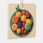 Eine bunte Fruchtfiesta Keramikornament (Rechts)