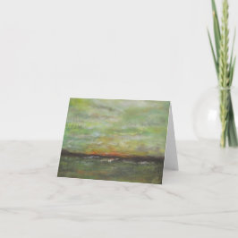 "Eine Bürste mit dem Meer" - NoteCard Karte
