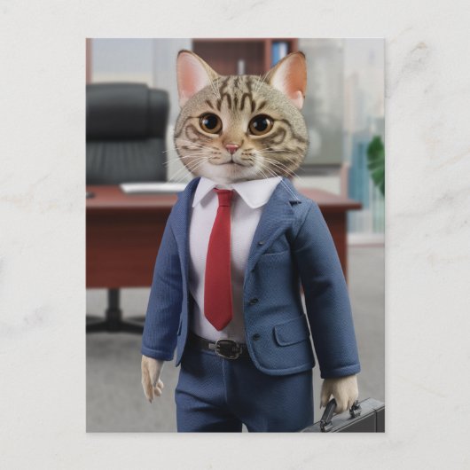 Eine Business Chat Postkarte (Vorderseite)