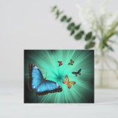 Eine Butterflys-Reise Postkarte (Stehend Vorderseite)