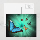 Eine Butterflys-Reise Postkarte (Vorne/Hinten)