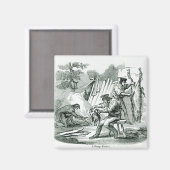 Eine Camping Kitchen, 1856 Magnet (Vorderseite/Rückseite)