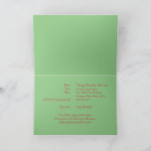 Eine Candy Cane Basics-Party Einladung (Innenseite)