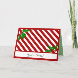 Eine Candy Cane Basics-Party Einladung