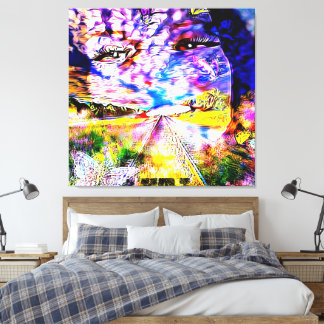 Eine Candy Cloud Leinwanddruck