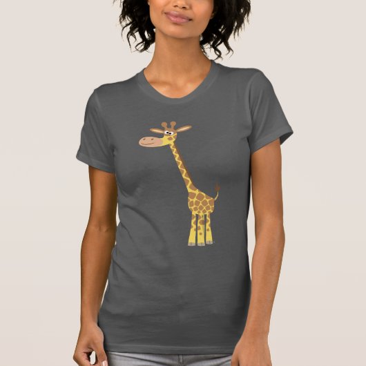 Eine Cartoon-Giraffe T - Shirt Frauen (Vorderseite)