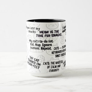 EINE CAT-LIEBER-TASSE TASSE