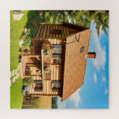Eine charmante Blockhütte Puzzle (Horizontal)