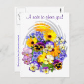 EINE CHEERFUL ANMERKUNG ~ Postkarte (Vorne/Hinten)