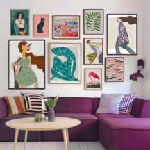 Eine Chic Fall Windy Day Fashion Illustration