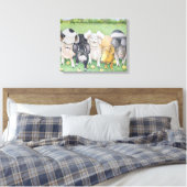Eine Chorlinie Leinwanddruck (Insitu (Schlafzimmer))