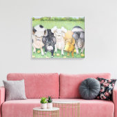 Eine Chorlinie Leinwanddruck (Insitu (Wohnzimmer))