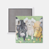 Eine Chorlinie Magnet (Vorderseite/Rückseite)