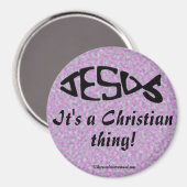 Eine Christliche Sache Magnet (Vorderseite/Rückseite)