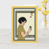 Eine Clean Slate_C_Greeting-Karte Karte (Gelbe Blume)