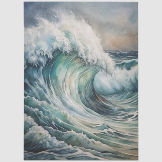 Eine Coastal Series Design 41 Seidenpapier (Vorderseite)