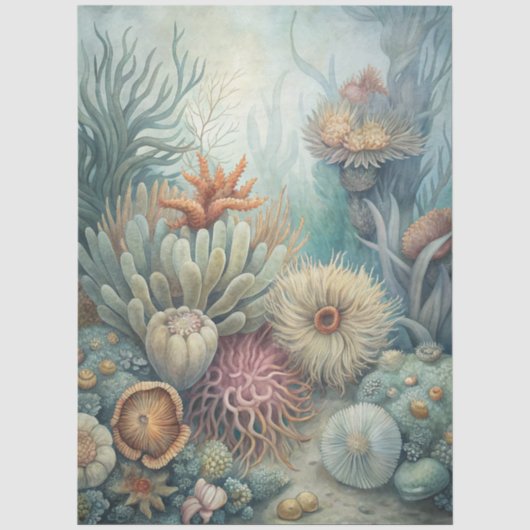 Eine Coastal Series Design 43 Seidenpapier (Vorderseite)