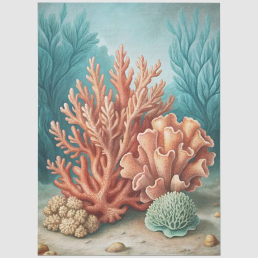 Eine Coastal Series Design 55 Seidenpapier (Vorderseite)