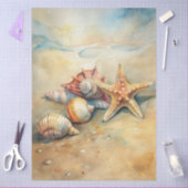 Eine Coastal Series Design 57 Seidenpapier (Basteln)