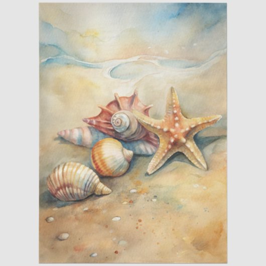 Eine Coastal Series Design 57 Seidenpapier (Vorderseite)