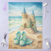 Eine Coastal Series Design 5 Seidenpapier (Basteln)