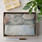 Eine Coastal Series Design 61 Seidenpapier (Geschenk)