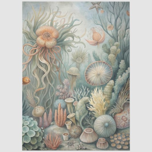 Eine Coastal Series Design 61 Seidenpapier (Vorderseite)