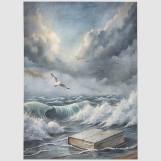 Eine Coastal Series Design 65 Seidenpapier (Vorderseite)