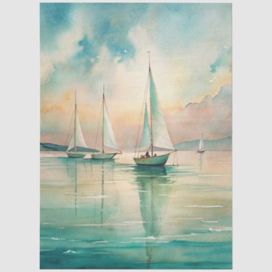 Eine Coastal Series Design 81 Seidenpapier (Vorderseite)