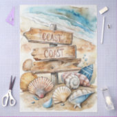 Eine Coastal Series Design 82 Seidenpapier (Basteln)