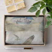 Eine Coastal Series Design 85 Seidenpapier (Geschenk)