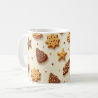 eine Cockie-Print-Tasse Kaffeetasse