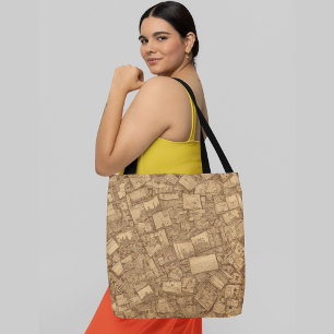 Eine Collage verschiedener Vintager Buchcover und  Tasche