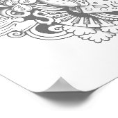 Eine Collage von verschiedenen Gegenständen, die W Poster (Ecke)