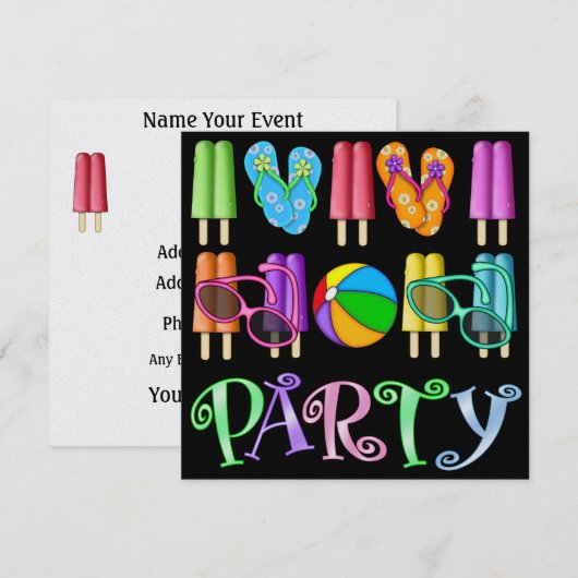 Eine COOLE Aufforderung - SRF Einladung (Vorne/Hinten)