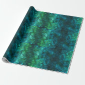 eine coole blaue und grüne Textur Geschenkpapier (Ungerollt)