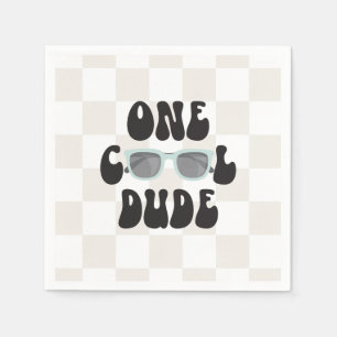 Eine coole Brille zum 1. Geburtstag Serviette