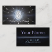 Eine coole glühende visitenkarte (Vorne/Hinten)