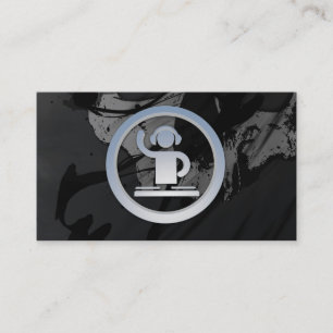 Eine coole Ikonen-Geschäftskarte Pappe-DJ 3d Visitenkarte