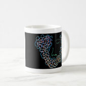 Eine coole interessante verschiedene Tasse (VorderseiteRechts)
