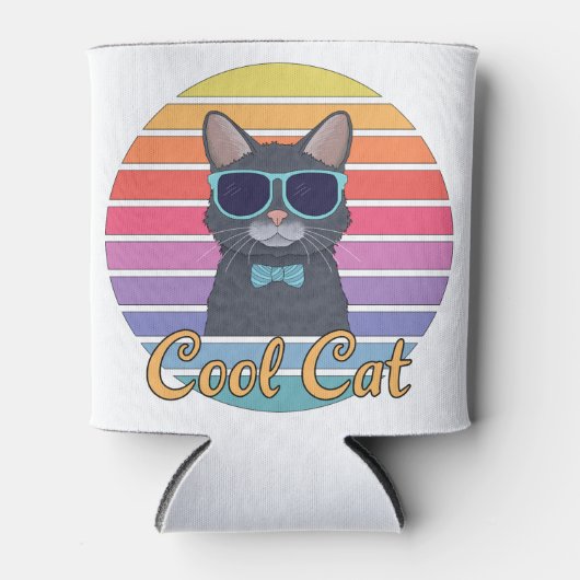 Eine Coole Katze Dosenkühler (Vorderseite)