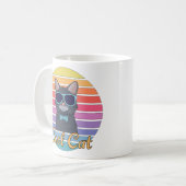 Eine Coole Katze Kaffeetasse (Vorderseite Links)
