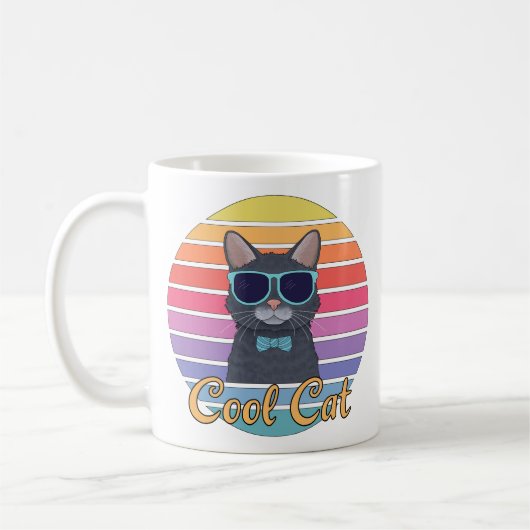 Eine Coole Katze Kaffeetasse (Links)