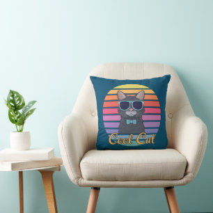 Eine coole Katze Kissen